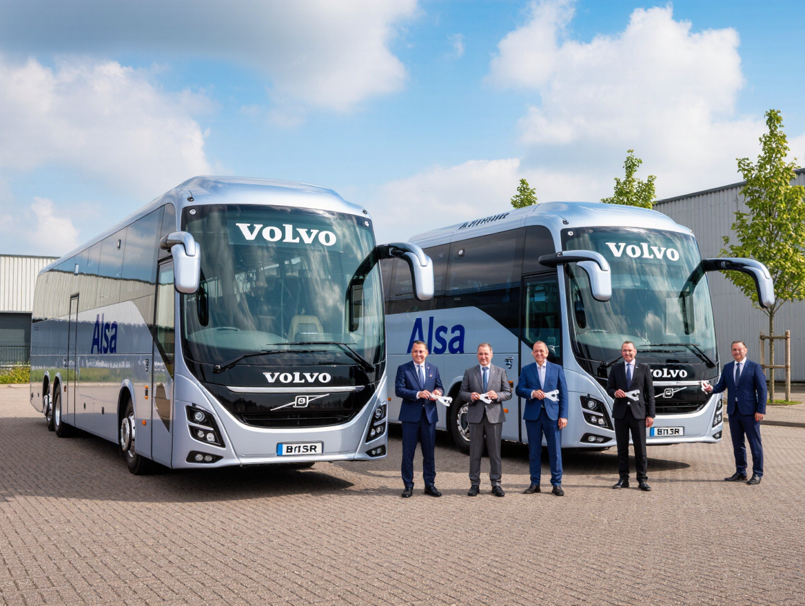 Volvo Buses Delivers Two New B13R Coaches to Alsa at FITUR ...