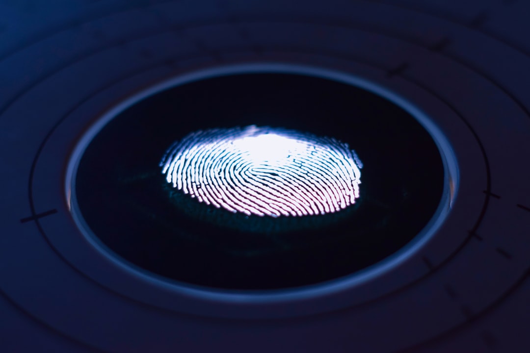 Biometric fingerprint scan of the kind the EES now requires
