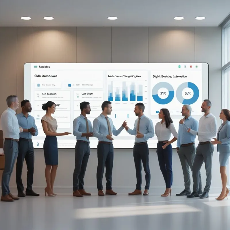 Digitale Frachtmanagement-Lösungen für Unternehmenslogistik-Teams