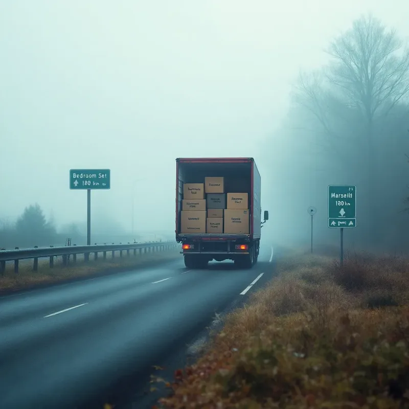 Transport de mobilă între orașele franceze: Lyon, Marsilia, Bordeaux și altele