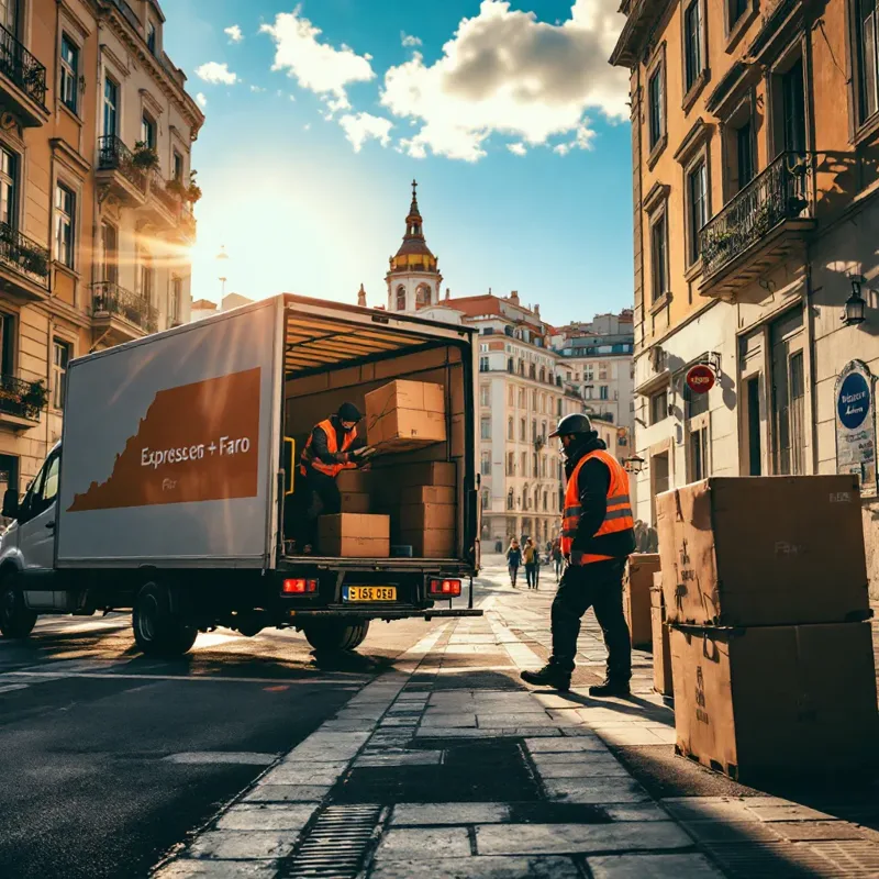 Transport expres de marfă de la Lisabona la Faro