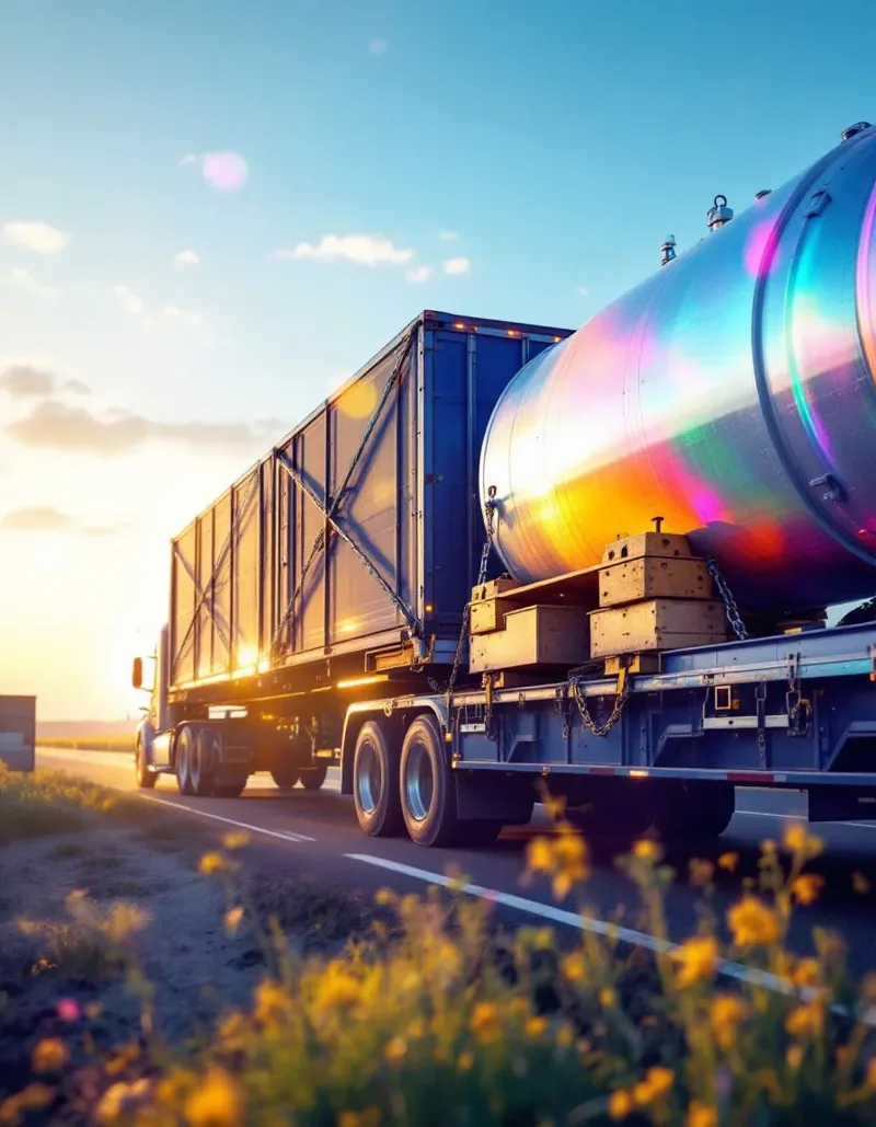 Flachbett-Frachtversand USA