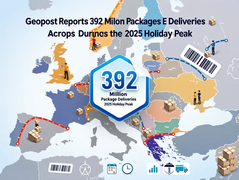 Geopost Reports 392 Million Package Deliveries Across Europe During the 2025 Holiday Peak