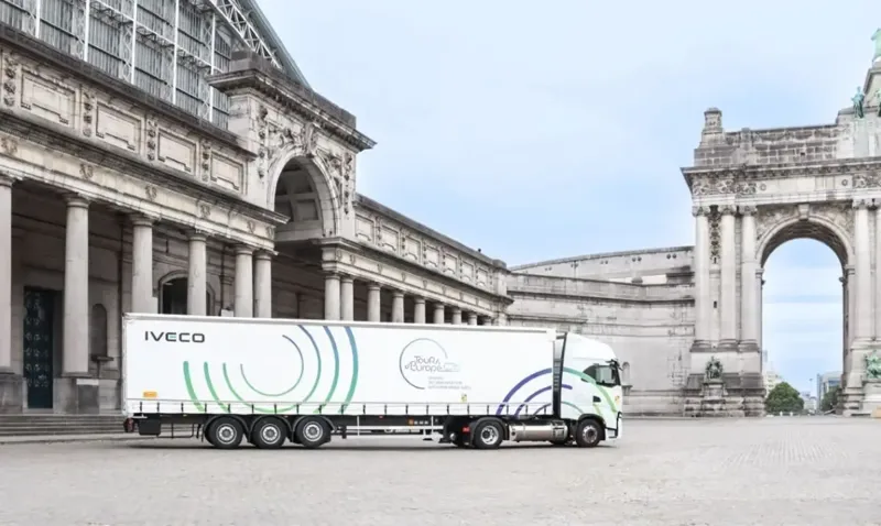 IVECO's Significant 5,000 km Journey with a bioGNL Truck