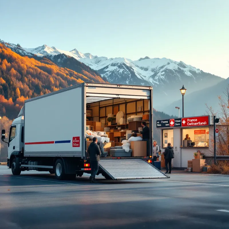 Möbeltransport von Frankreich in die Schweiz und andere Nicht-EU-Länder