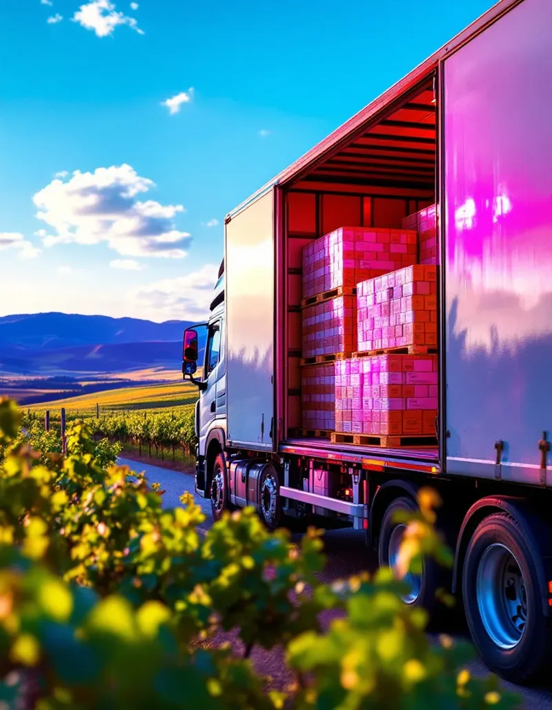 Transportul vinului din Spania în Marea Britanie