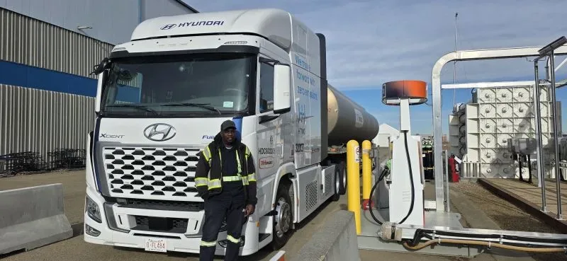 Trimac Prueba el Camión de Celdas de Combustible de Hidrógeno Xcient de Hyundai para Avanzar en el Transporte de Cero Emisiones en Canadá Occidental