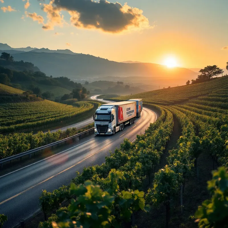 Lissabon - Vila Real: Transport von Agrar- und Weinprodukten aus der Douro-Region