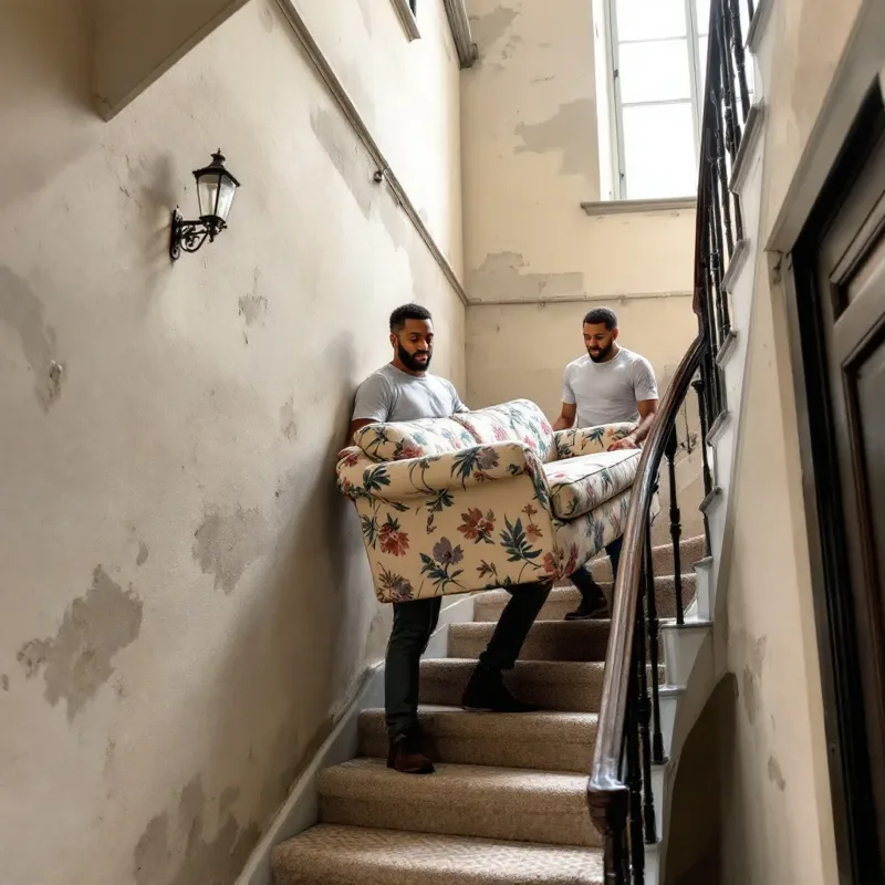 Mutarea mobilei în Franța fără lift: Instrumente și sfaturi