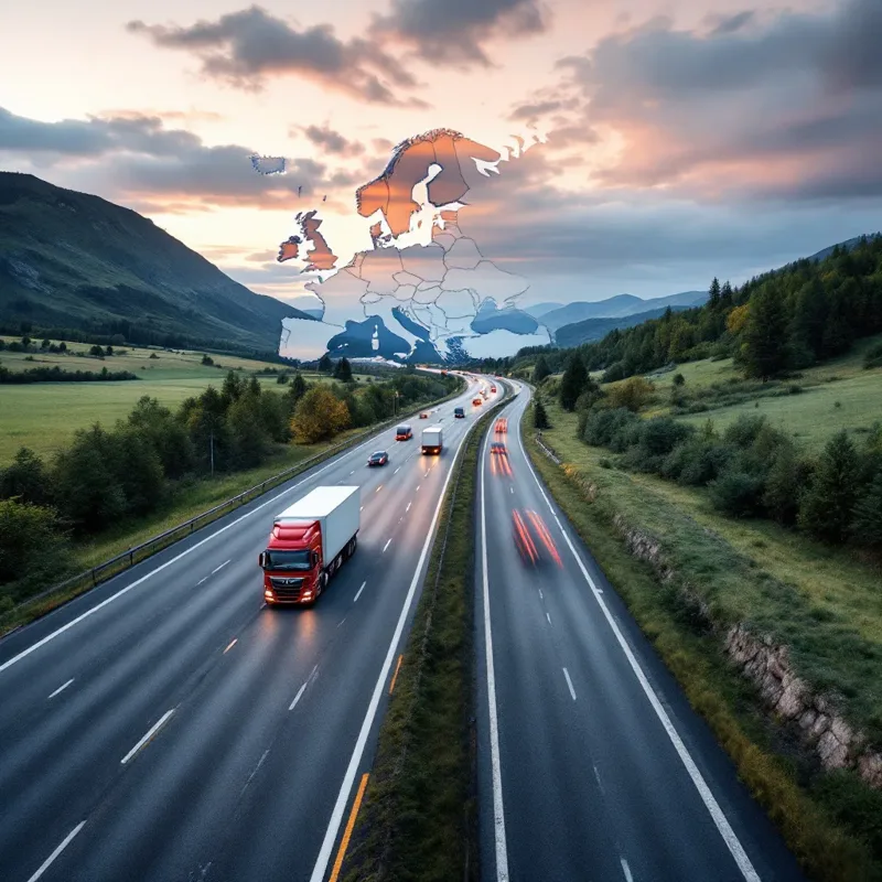 Güterverkehr auf der Strecke "Porto - Lyon