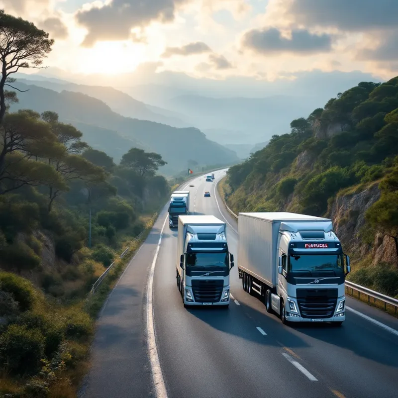 Coimbra - Guarda: Warentransport nach Osten und an die spanische Grenze