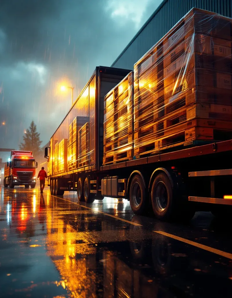 Transport de paleți din Marea Britanie în Franța