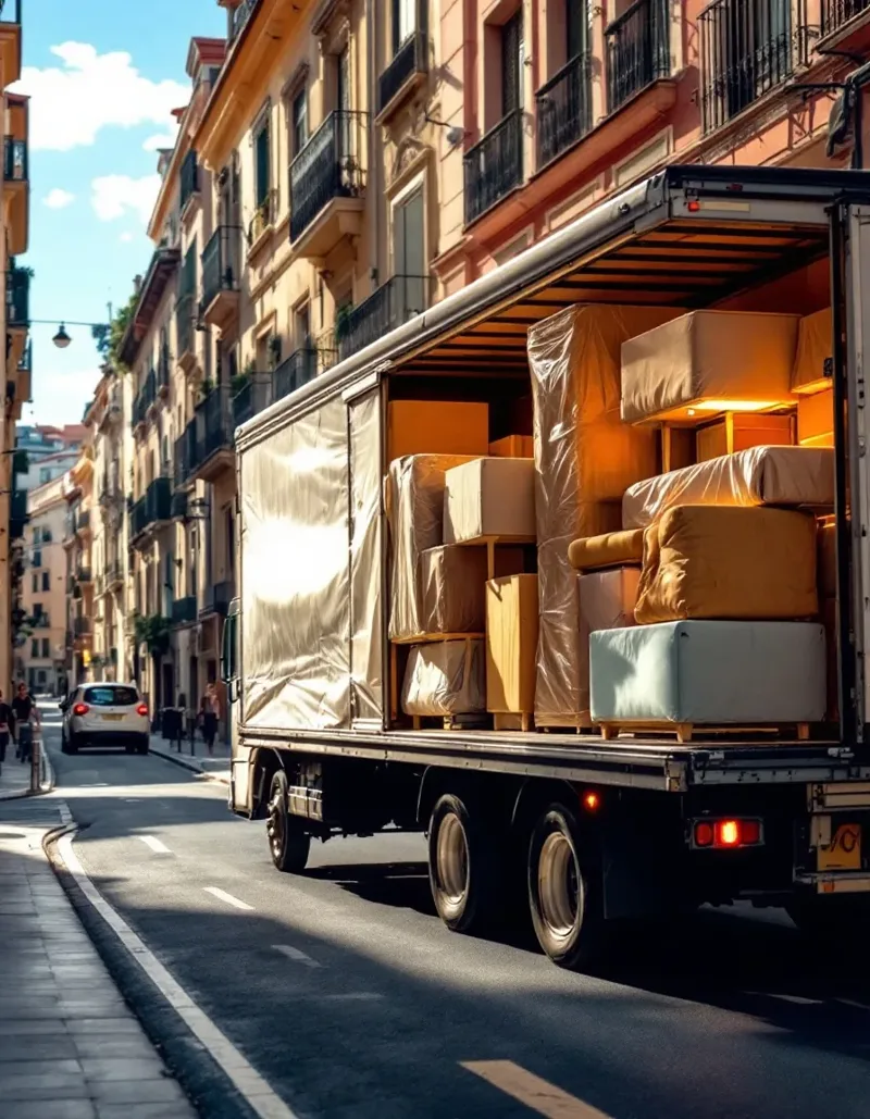 Transportul de mobilă în Spania în 2025