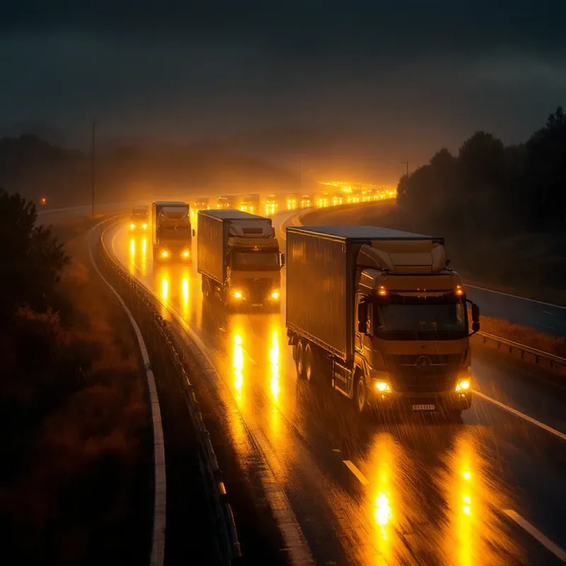 La Corogne - Madrid : Réseau logistique du nord-ouest