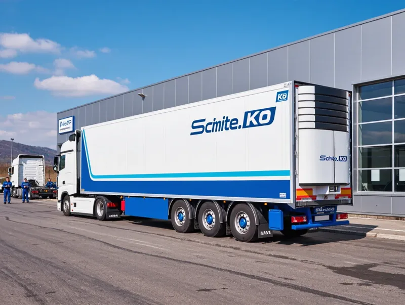 Schmitz Cargobull stellt den vollelektrischen S.KOe COOL Kühlauflieger bei österreichischem Workshop vor