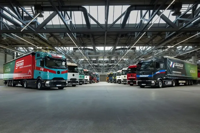 Fejlődés az elektromos teherautók logisztikájában: A Mercedes-Benz eActros 600