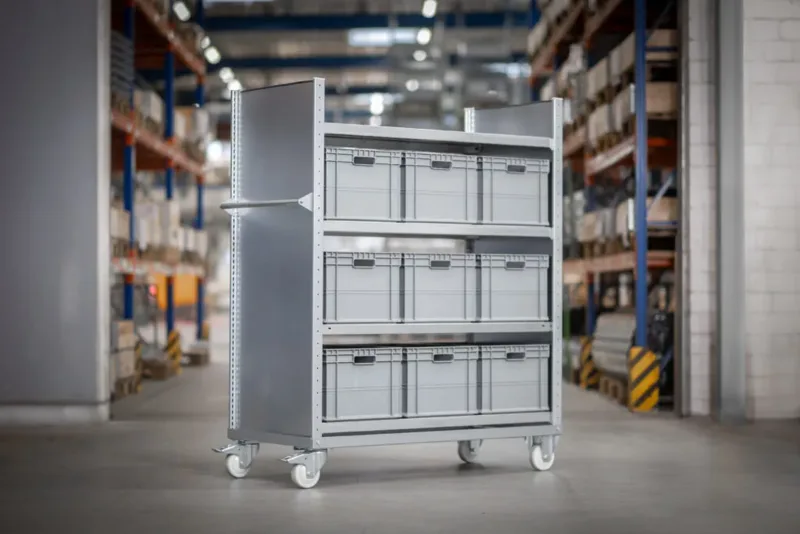 Hatékonyságnövelés a META CLIP polckocsival a logisztikában