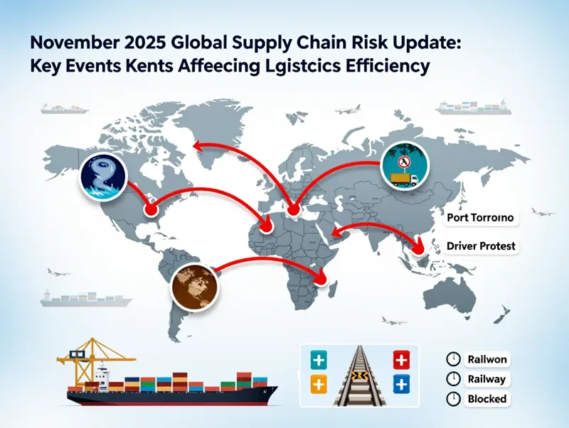 November 2025 Global Supply Chain Risk Update: Key Events Affecting Logistics Efficiency