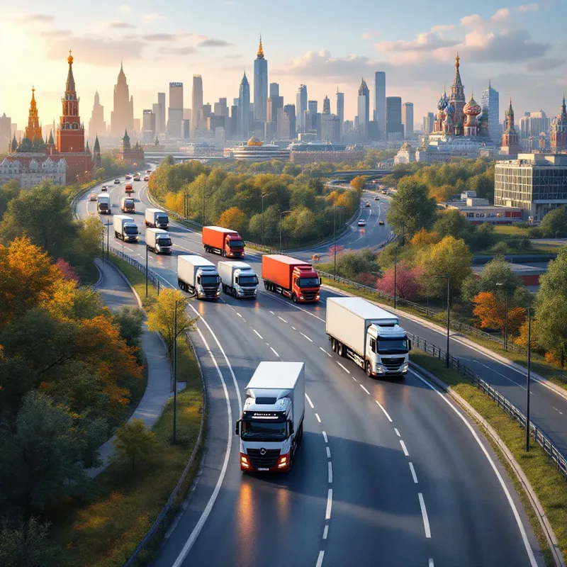 Moskva - Nižný Novgorod: Vzdialenosť po ceste