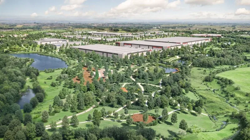 Vorschlag für die Entwicklung des Northern Gateway im Großraum Manchester