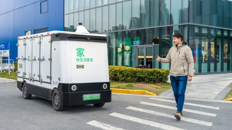 Neolix autonomous mini-trucks cut IKEA Hefei pick-up times and halve transport costs
