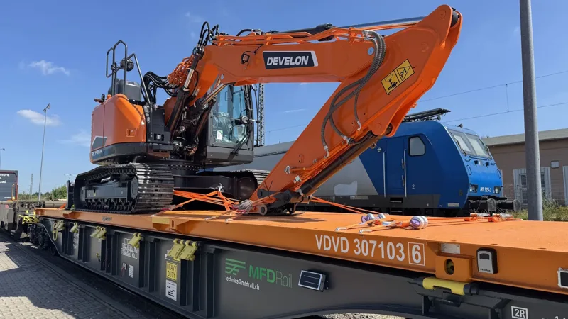 Van der Vlist dévoile un nouveau service ferroviaire intermodal pour le transport de marchandises surdimensionnées