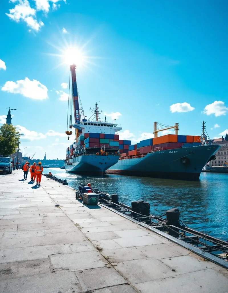 Logística desde el puerto de Gdańsk al centro de Polonia: Entrega eficiente en 2025