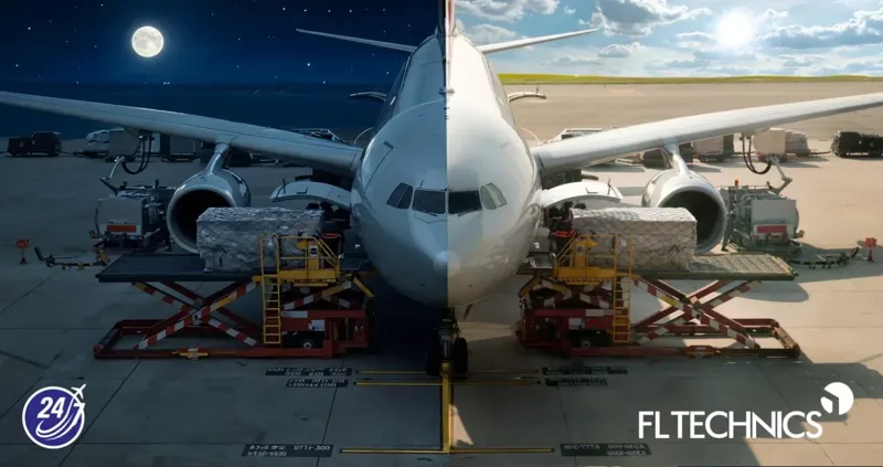 FL Technics startet einen Rund-um-die-Uhr-Luftfahrt-Logistikservice